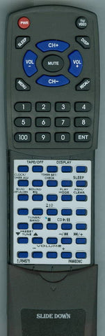 PANASONIC RX-D27 Replacement Remote