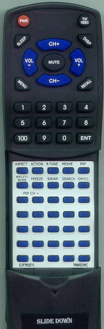 PANASONIC RTEUR7603Z10 Replacement Remote