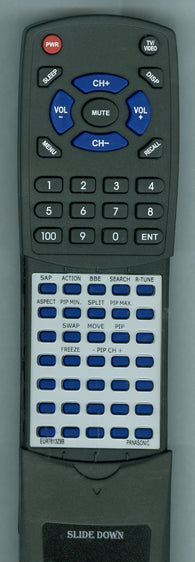 PANASONIC EUR7613Z80 Replacement Remote