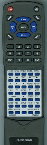 PANASONIC DMRE60S Replacement Remote