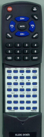 PANASONIC PT44LCX65 Replacement Remote