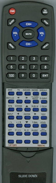 PANASONIC SAHT05P Replacement Remote