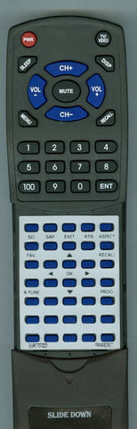 PANASONIC TH42PX60U Replacement Remote