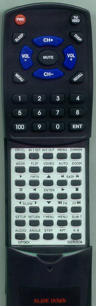 EIGER-VISION- RTEVP104DH Replacement Remote