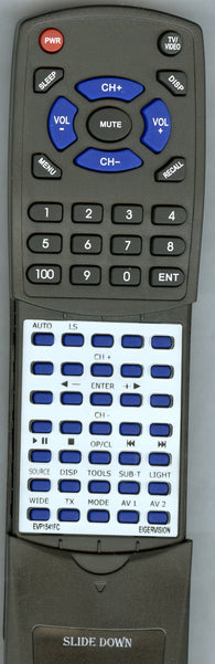 EIGER-VISION- RTEVP1541FC Replacement Remote