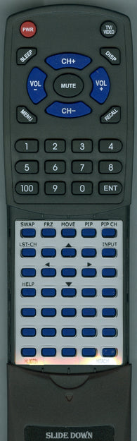 HITACHI CLU434VP Replacement Remote
