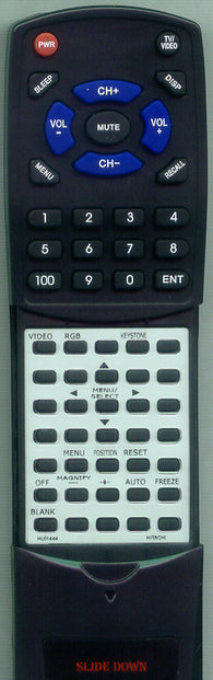 HITACHI HL01444 Replacement Remote