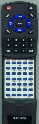 HITACHI 43F300 Replacement Remote