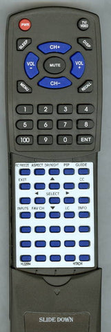HITACHI 70VS810 Replacement Remote