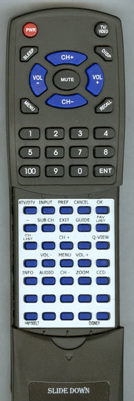 DISNEY P1500LT Replacement Remote