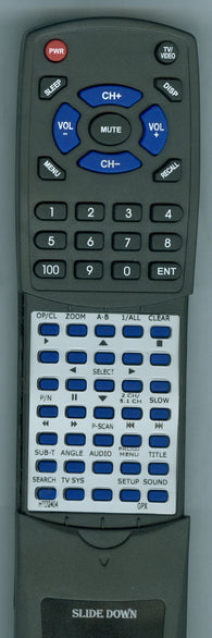 GPX HTD2404 Replacement Remote