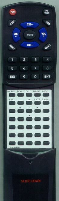 INSIGNIA NS20LCD AFTER 2006 Replacement Remote