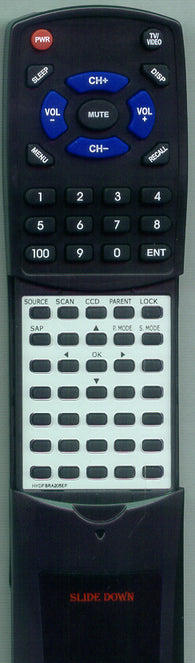 HISENSE RTHYDFSRA205EP Replacement Remote