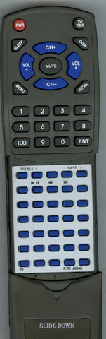 ALTEC LANSING RTIM3 Replacement Remote