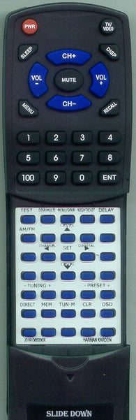 HARMAN KARDON RTJ0191065000X Replacement Remote