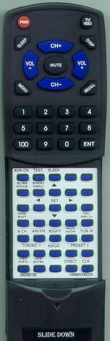 HARMAN KARDON RTJ54000501000 Replacement Remote