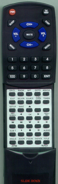 TRUTECH RTJAK7330 Replacement Remote