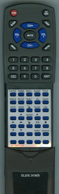 GPX KCLD8886DT SILVER Replacement Remote