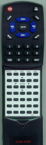 VIZIO L13E Replacement Remote