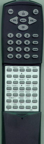VIZIO L30 Replacement Remote