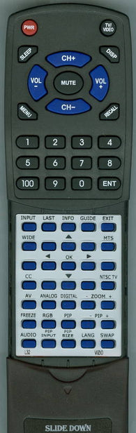 VIZIO VX32LHDTV10A Replacement Remote