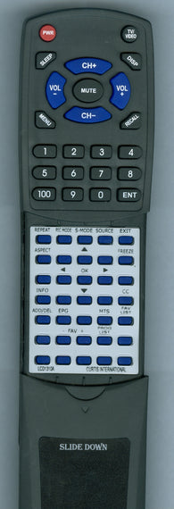 CURTIS INTERNATIONAL LCD1310A Replacement Remote