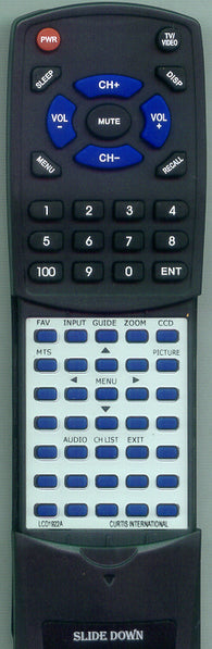 CURTIS INTERNATIONAL LCD1922A Replacement Remote
