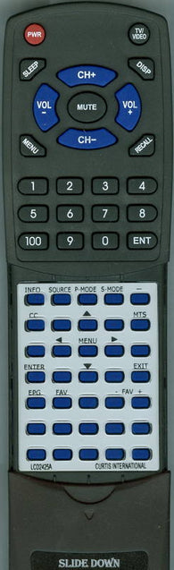 PROSCAN PLDED3996A-C2 Replacement Remote