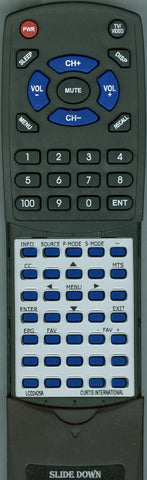 CURTIS INTERNATIONAL LCD3227A Replacement Remote
