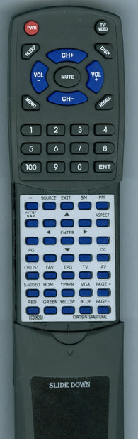 CURTIS INTERNATIONAL RTLCD2622A Replacement Remote
