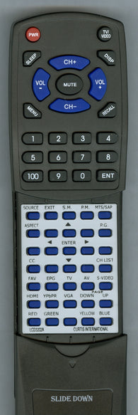 CURTIS INTERNATIONAL LCD3202A Replacement Remote