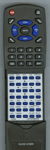 CURTIS INTERNATIONAL RTLCD3202A Replacement Remote
