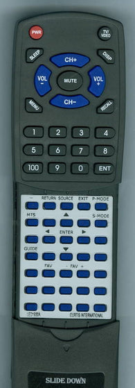 CURTISINTER RTLED1930A Replacement Remote