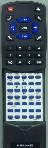 PANASONIC RC1123607 Replacement Remote