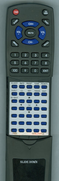 DIGITAL-LIFESTYLE- RTLT42322 Replacement Remote