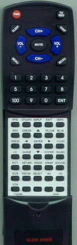 ASTAR LTV40HBG Replacement Remote