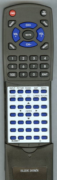 LG RTMKJ36998117 Replacement Remote