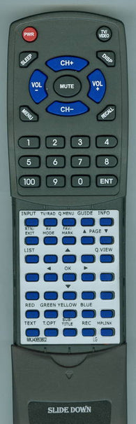 LG RTMKJ40653802 Replacement Remote