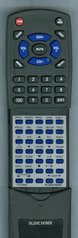 MILLENIUM THEATER MTS3100-DVD Replacement Remote