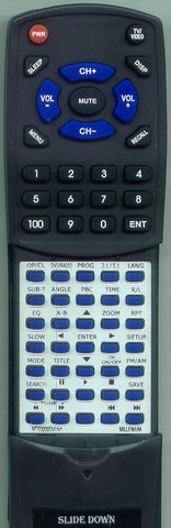MILLENIUM THEATER DVD3200 DVD Replacement Remote