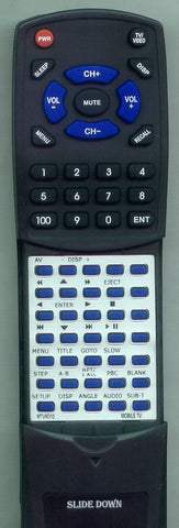 MOBILE-TV- X1020D Replacement Remote