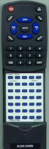 MICROVISION RTMTVREMOTE7000BC Replacement Remote