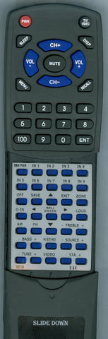 B & K MZ-128 Replacement Remote