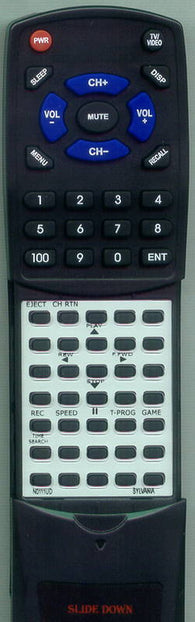 SYLVANIA W3809LC Replacement Remote