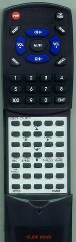 SYLVANIA 6313CCB Replacement Remote