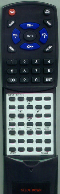 SYLVANIA RTN0146UD Replacement Remote