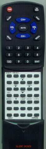 SYLVANIA 3809LC Replacement Remote