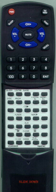 PANASONIC SCAK110 Replacement Remote