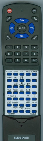 PANASONIC SBAK320 BLACK Replacement Remote
