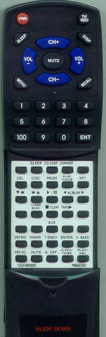 PANASONIC SBAK330 BLACK (SPEAKERS) Replacement Remote